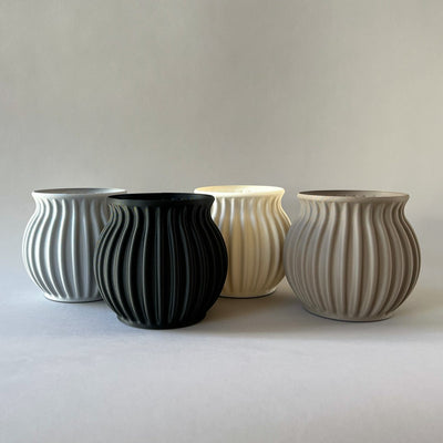 Table vase Round - Black