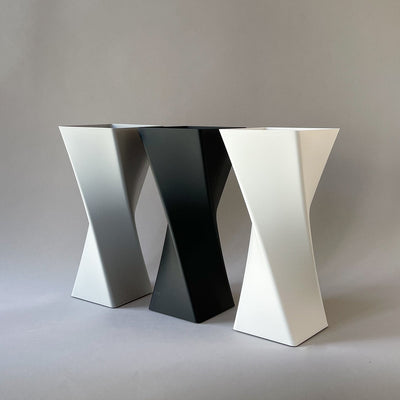 Table vase Cube - Black
