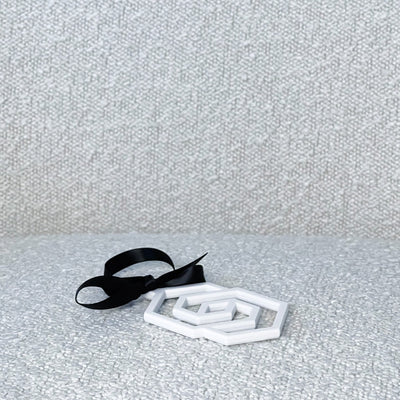Christmas ornament flat icon white/black