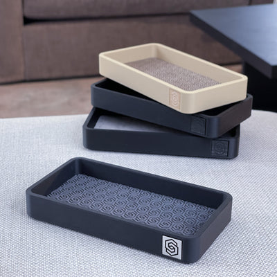 Tray with inlay - black 3